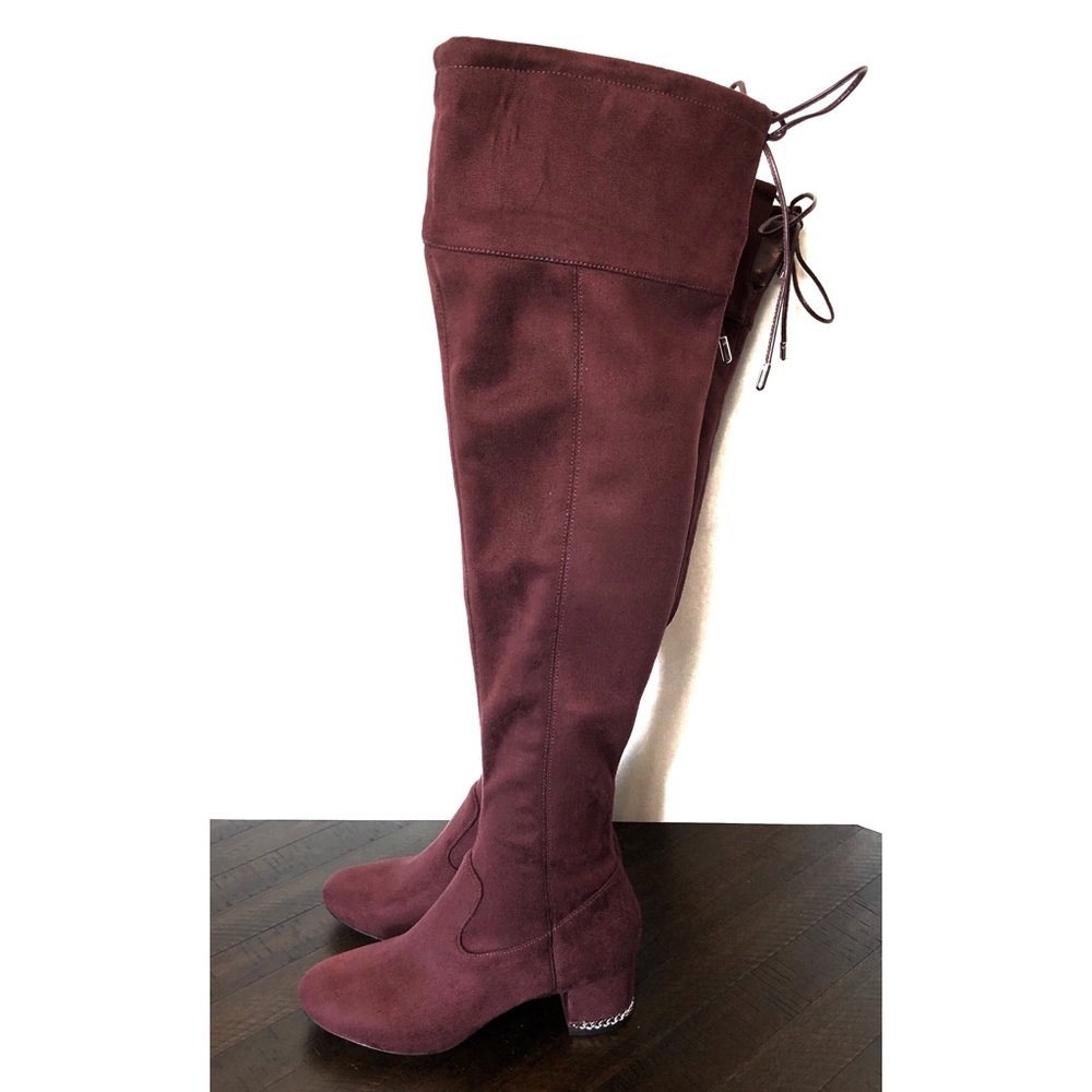 Michael Kors Jamie Damson Over the Knee Boots 🆕 - Picture 5 of 8